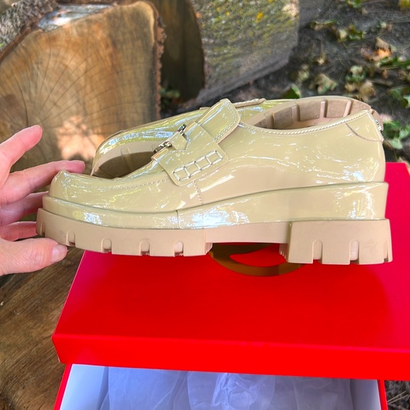 Size7 New WishboneCollection Platform Women Loafer Comfort Chunky Heel Round Toe - Picture 10 of 13